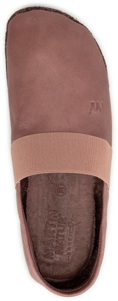 Martin Natur ~ Bio Leder Slipper Apache ~ Rose