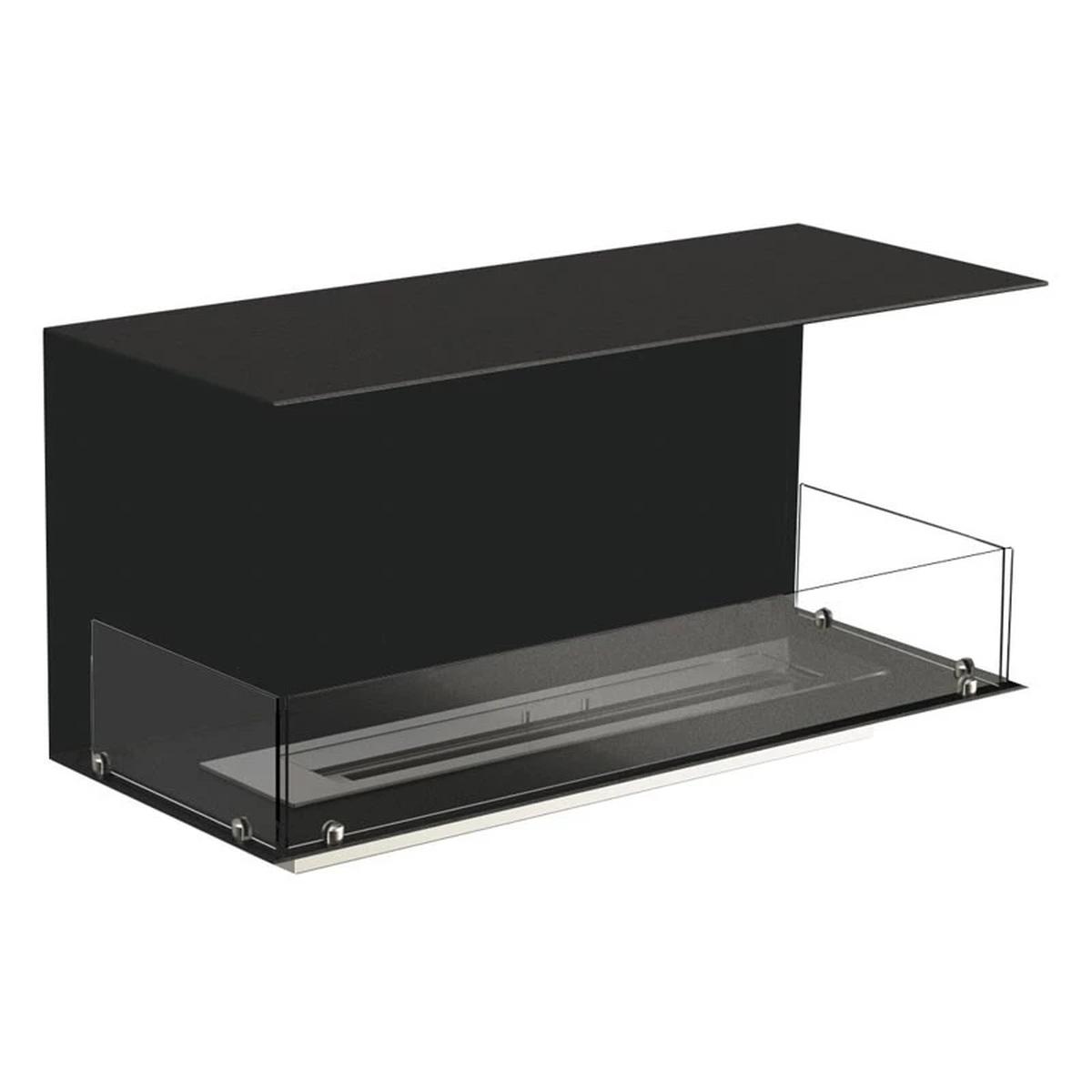Foco Foco Three 1000, Bioethanol-Einbaukamin, 4,4 kW, 3-seitig, automatische oder manuelle Brennkammer