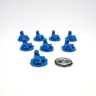 Building Tokens for Lords of Waterdeep - 54 pieces