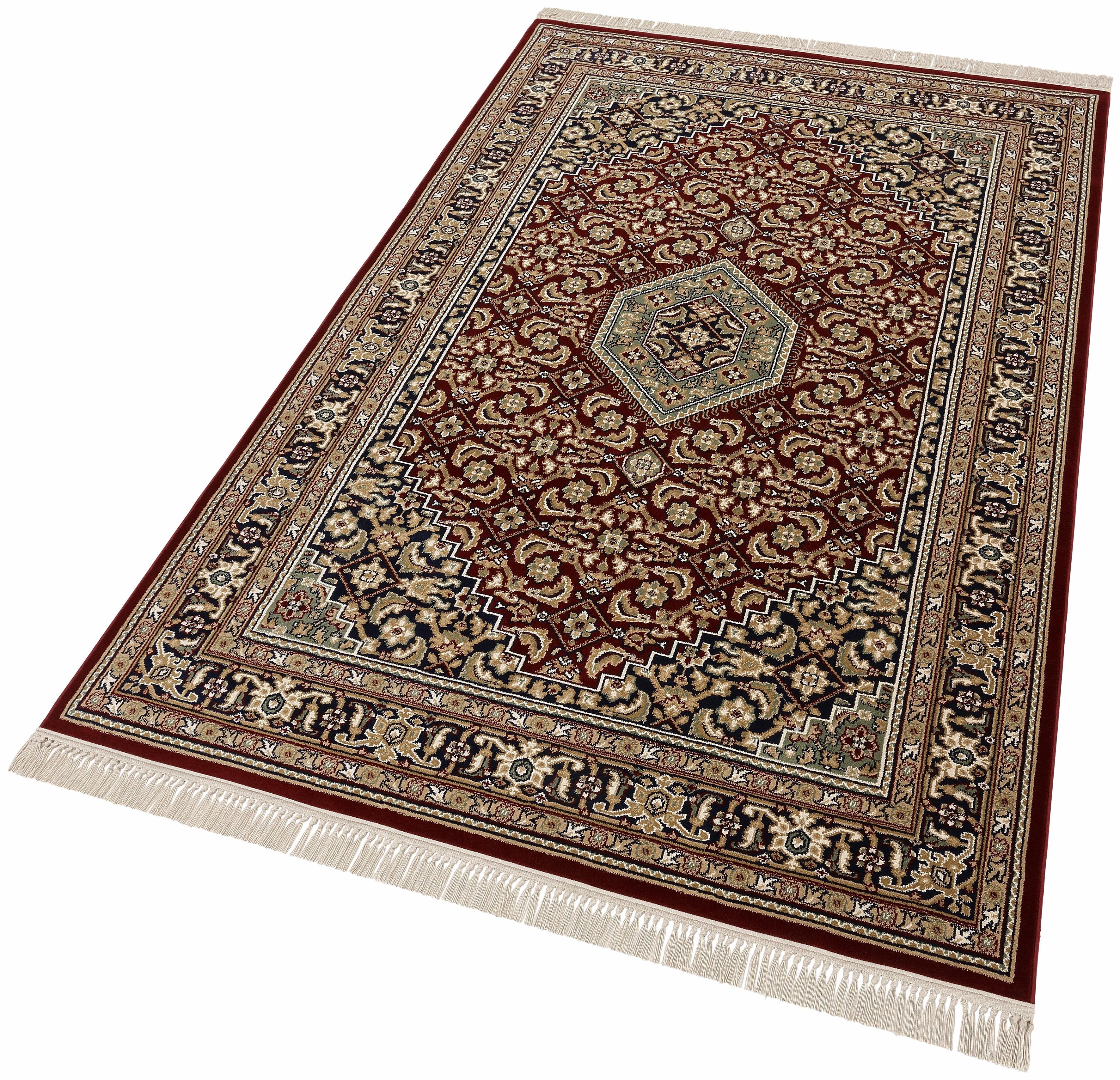 Teppich Kassandra, Home affaire, rechteckig, Höhe: 9 mm, Orient-Optik, mit Bordüre, Teppich, Kurzflor, Weich, Pflegeleicht