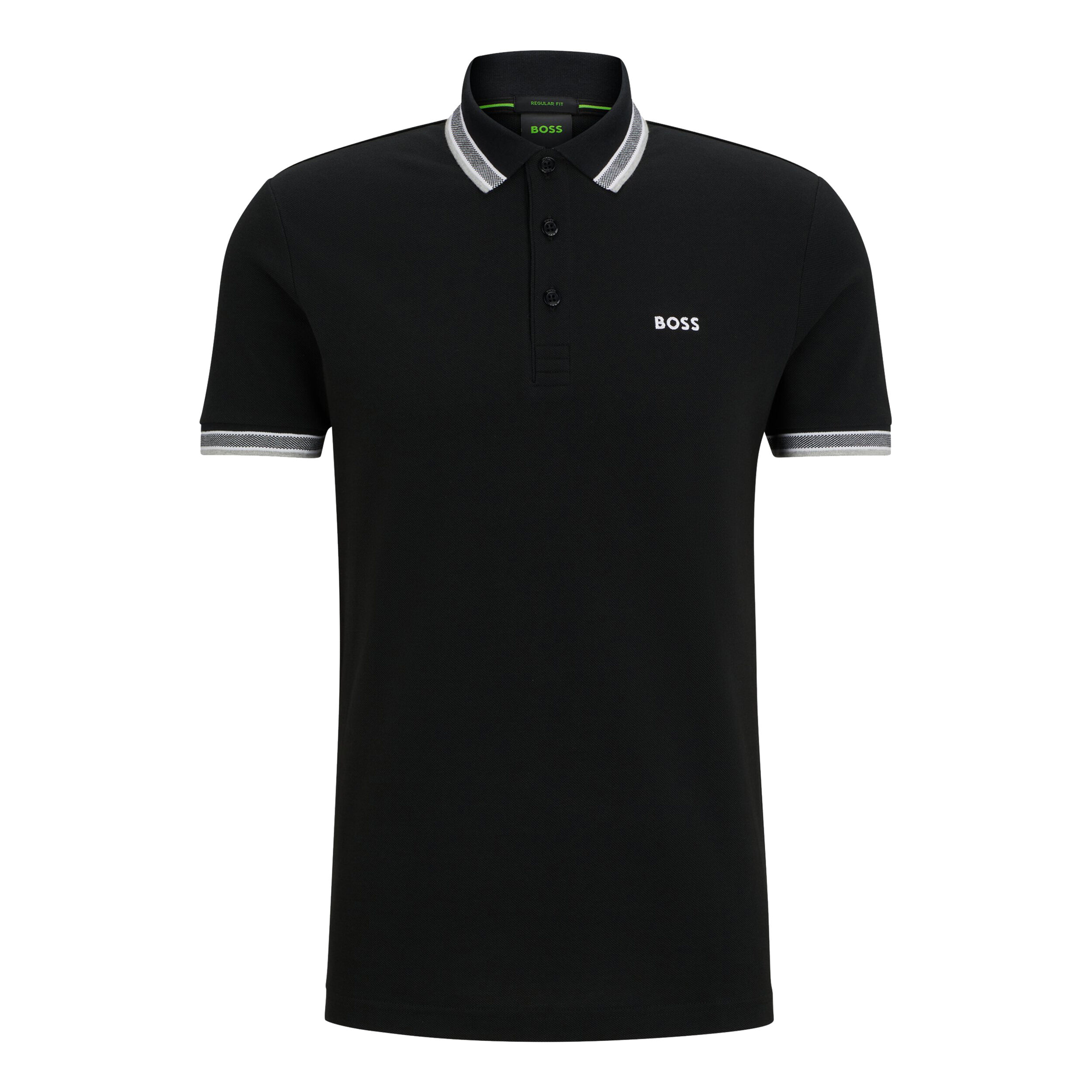 Paddy Polo Herren - Schwarz