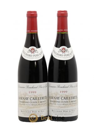 Volnay 1er cru Caillerets - Ancienne Cuvée Carnot Bouchard Père & Fils  1999 - Lot de 2 Bouteilles