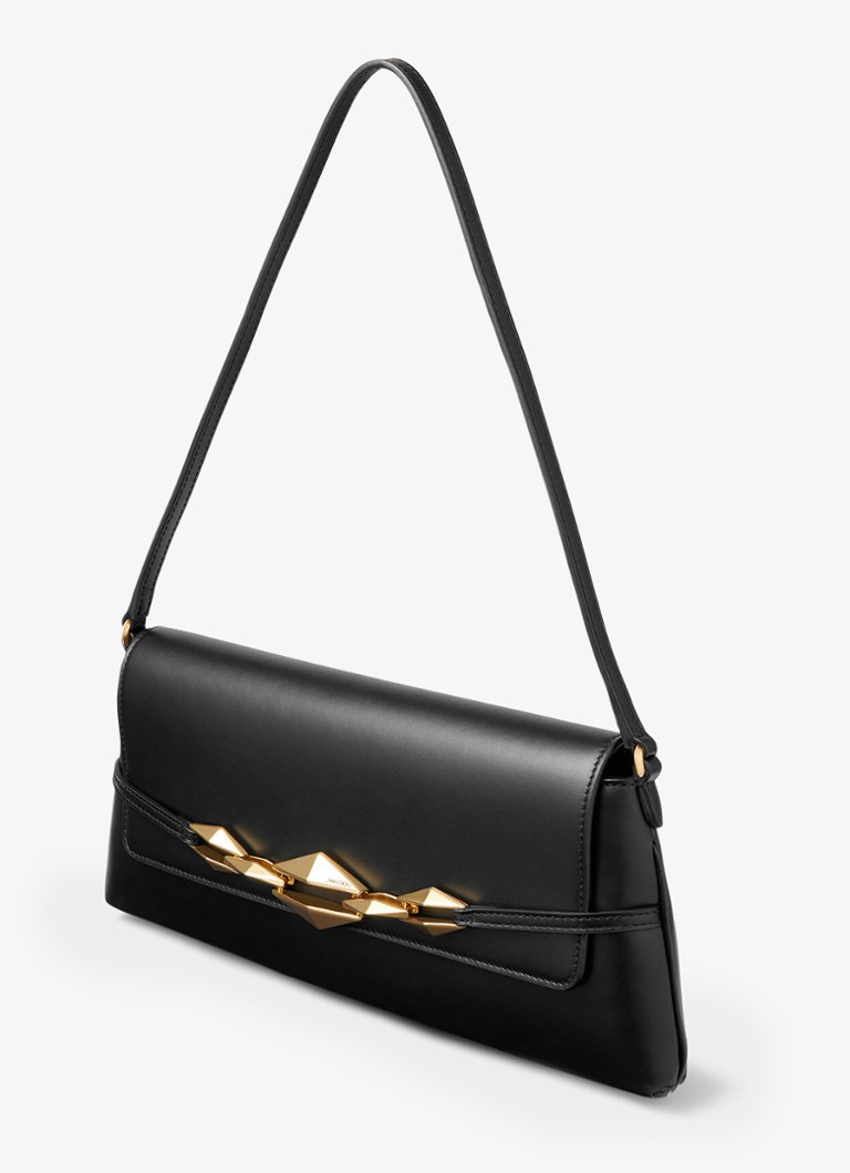 Borsa a tracolla Jimmy Choo in pelle di vitello con motivo a rombi