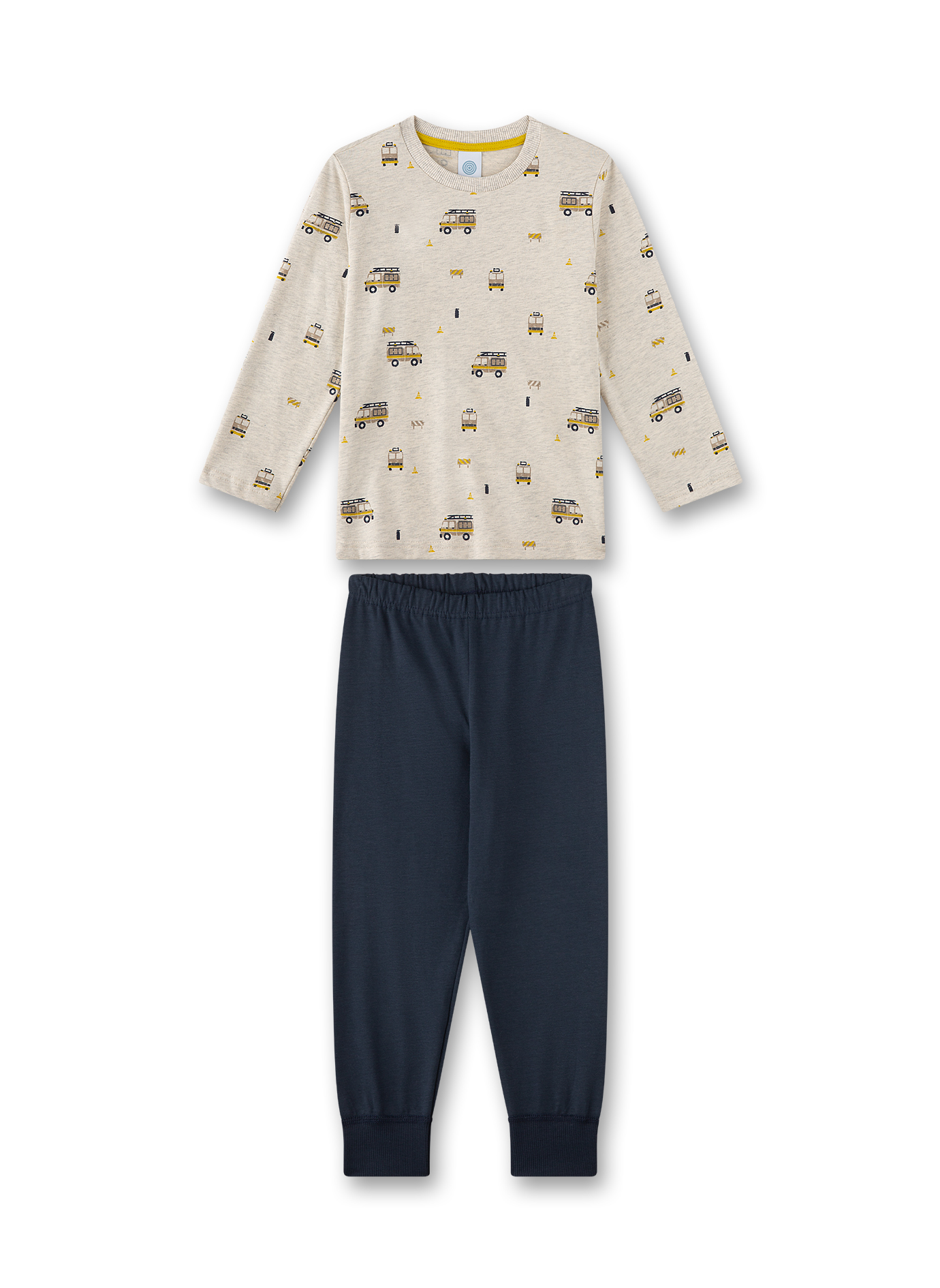 Jungen-Schlafanzug Beige