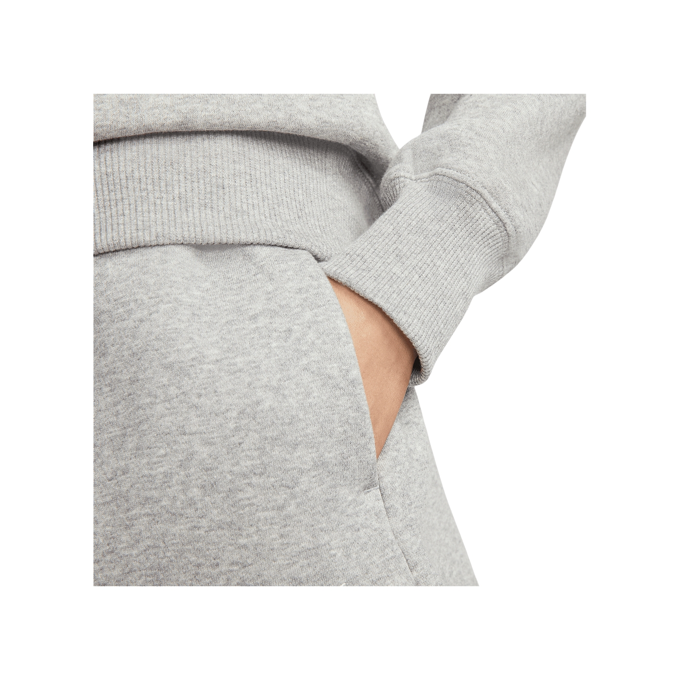 Nike Phoenix Fleece Crew Sweatshirt Damen Grau F063