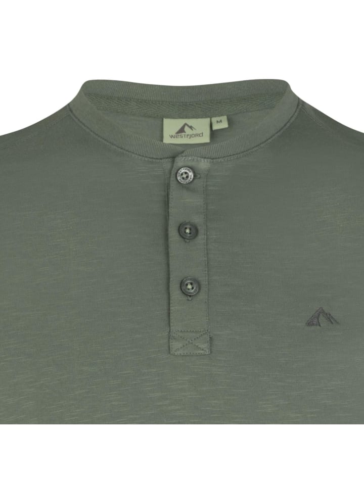 Westfjord Funktionsshirt Eldfjall in dark olive günstig kaufen
