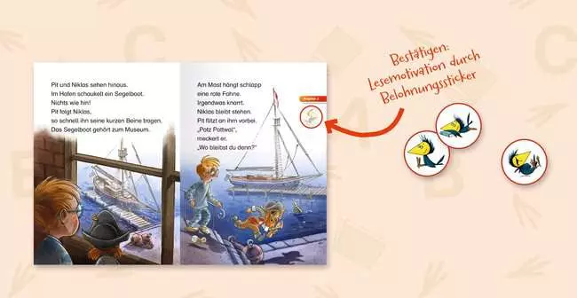 Leserabe - 1. Lesestufe: Der Schatz des Kapitäns