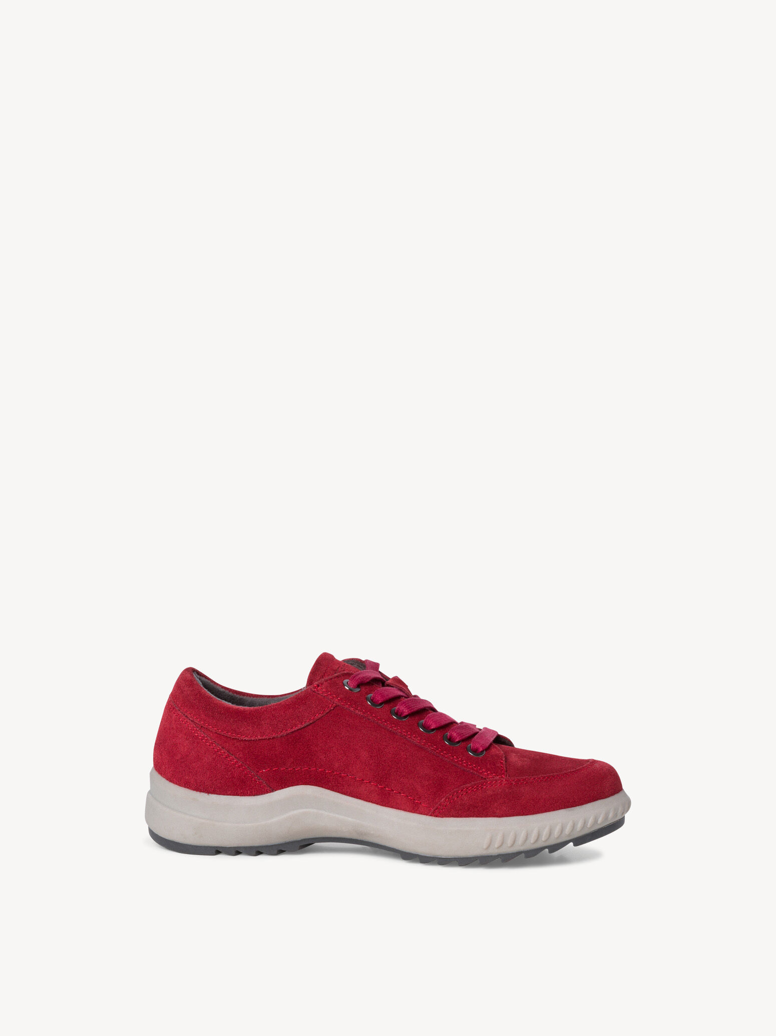 Derbie en cuir - rouge