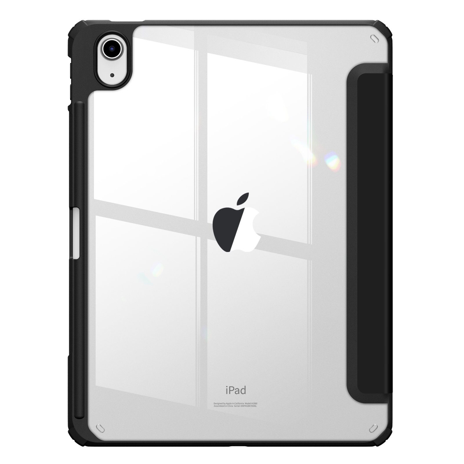 Fintie Tablet-Hülle Hybrid Hülle für iPad 10. Generation 2022 (10.9 Zoll) mit Stifthalter, Stoßfeste Schutzhülle mit transparenter Hartschale auf der Rückseite