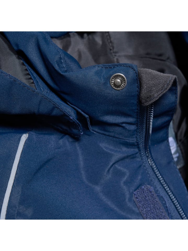 Color Kids Schneeoverall 741090 Schneeanzug mit Kapuze und Fußschlafen in Blau günstig kaufen