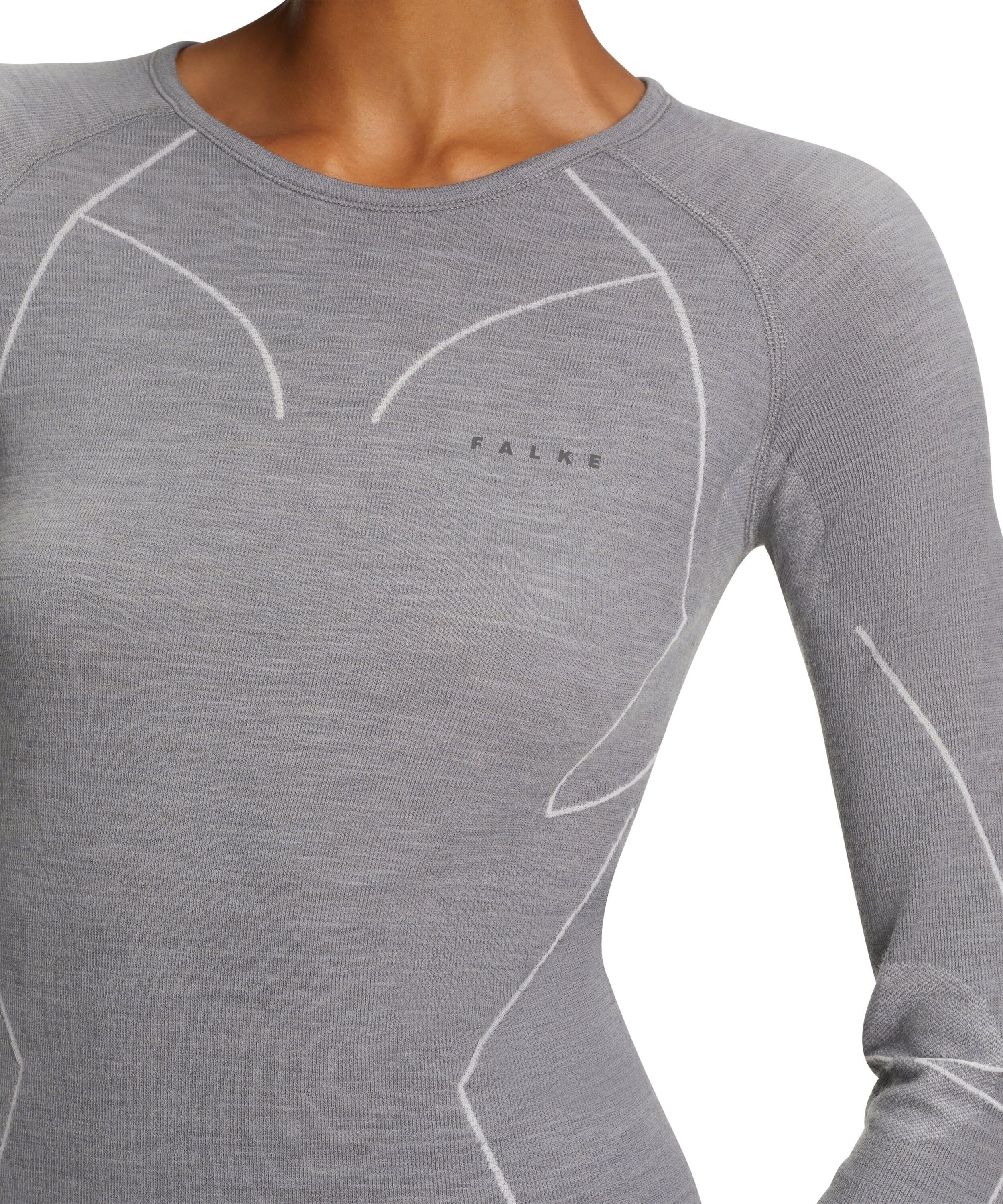 FALKE Funktionsshirt Wool-Tech (1-tlg) aus Merinowolle für kalte bis sehr kalte Temperaturen