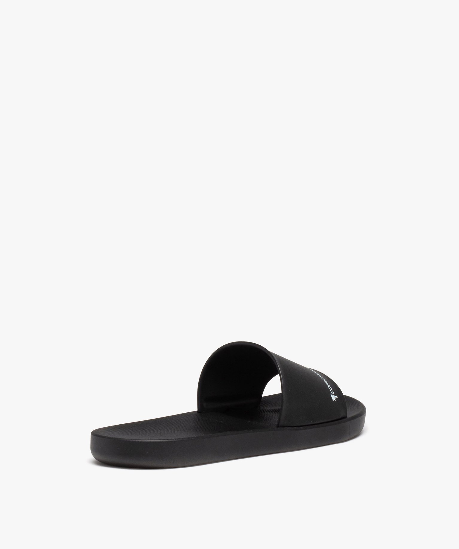 Mules de piscine femme unies à bandeau large - Copacabana noir | GEMO