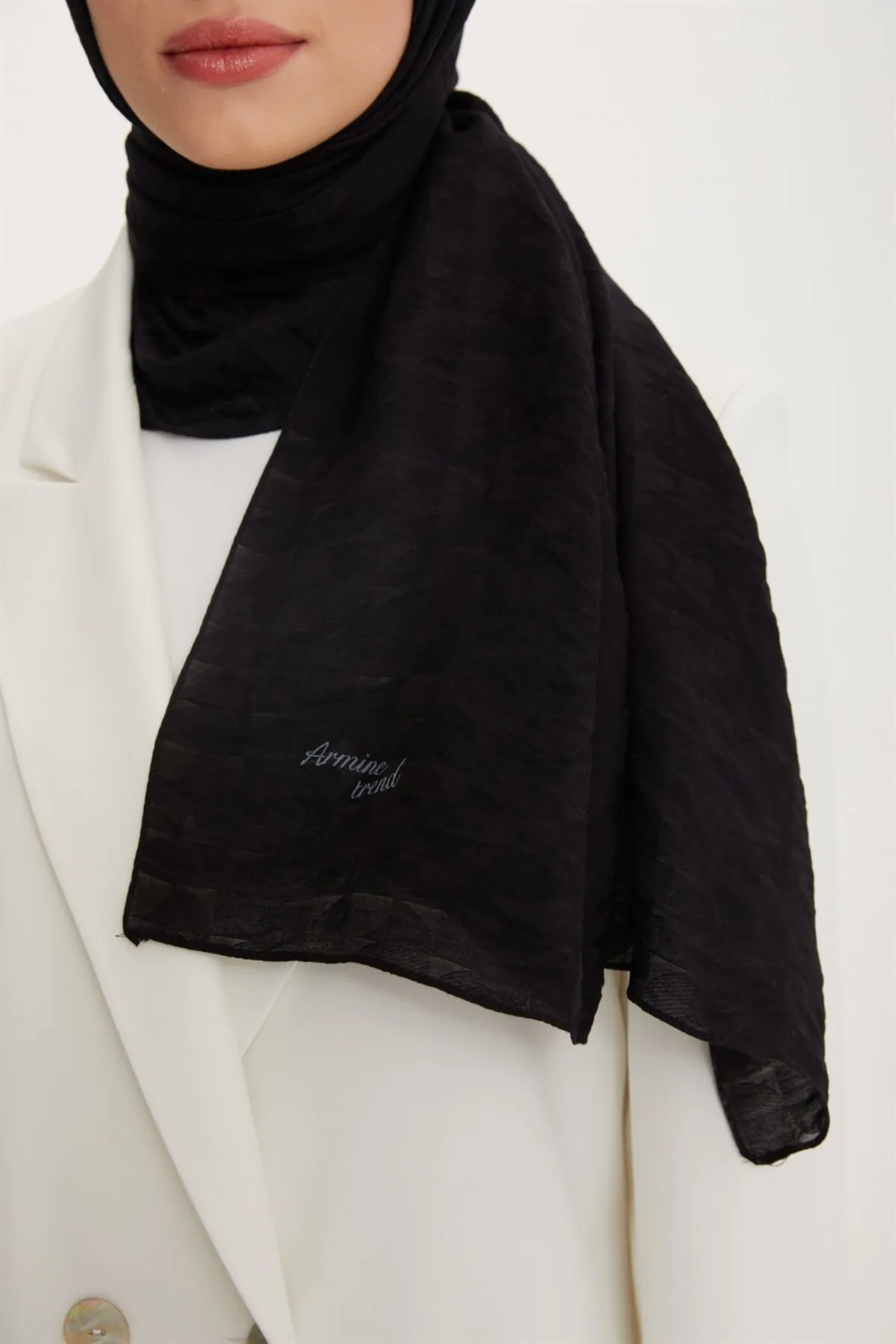 Armine  Trend Vega Schal – Modalstoff – Atsvg-3493 – Schwarz
