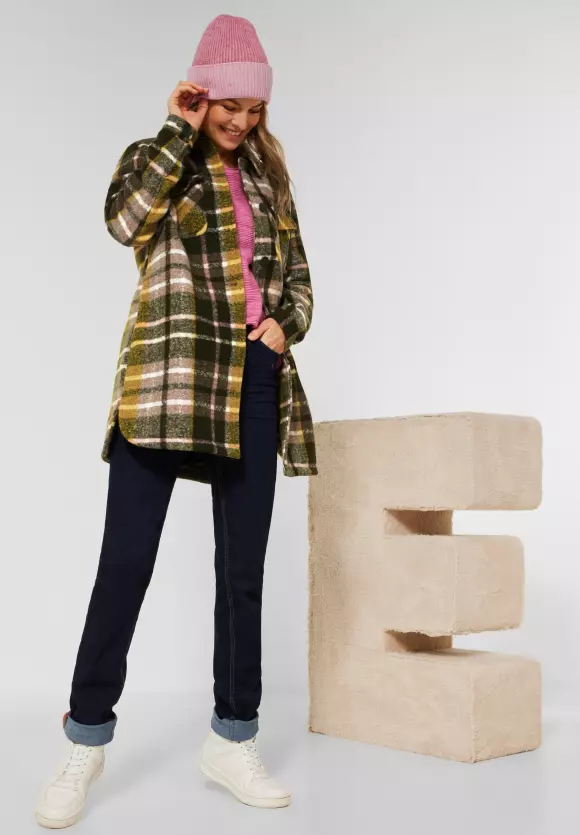 CECIL Langes Karo Overshirt