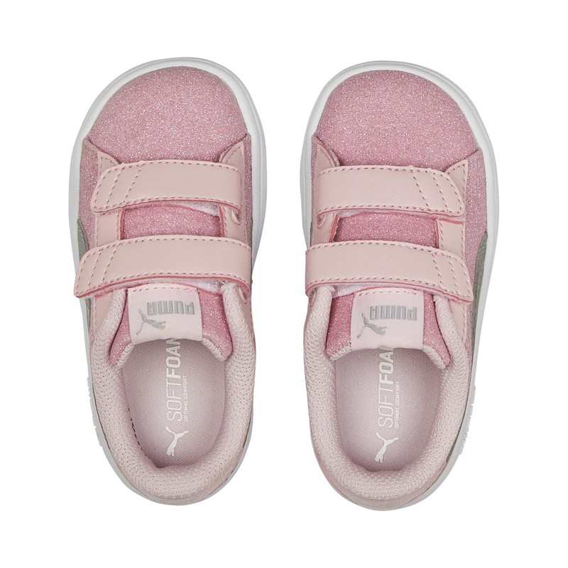 Baskets cuir Smash V2 Glitz