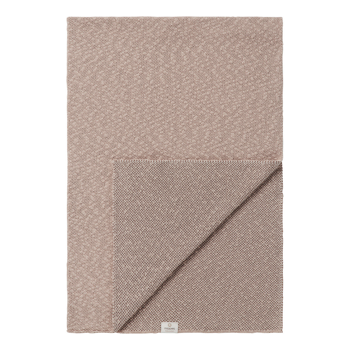 Decke Für Das Bettchen Melange Knit 100X140 Cm Moltontücher