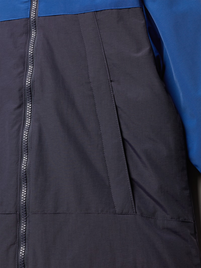 Jacke mit seitlichen Eingrifftaschen Modell 'ANORAK' in marineblau
