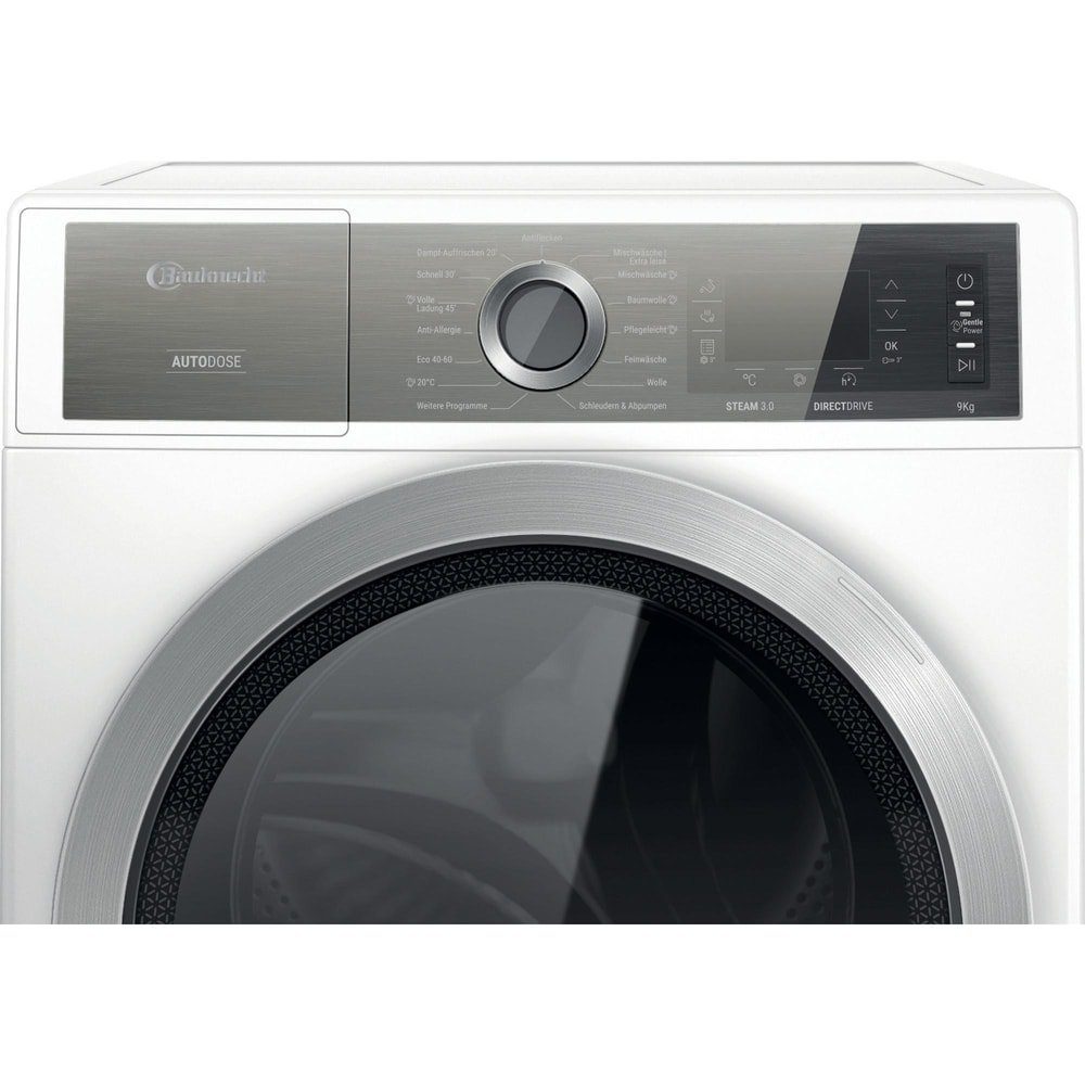 BAUKNECHT Waschmaschine Frontlader freistehend 9kg EEK: A B8 W946WB DE