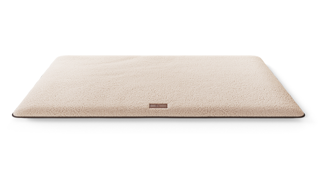 Knuffelwuff Hundematten Knuffelwuff kuschelige Hundematte Calliope aus Teddy Material beige M-L