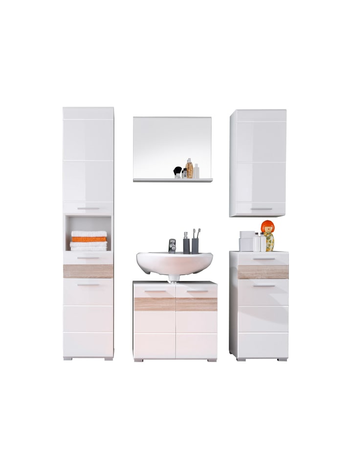 ebuy24 Badschrank Mezzo Weiß 37 x 31 cm günstig kaufen onesize
