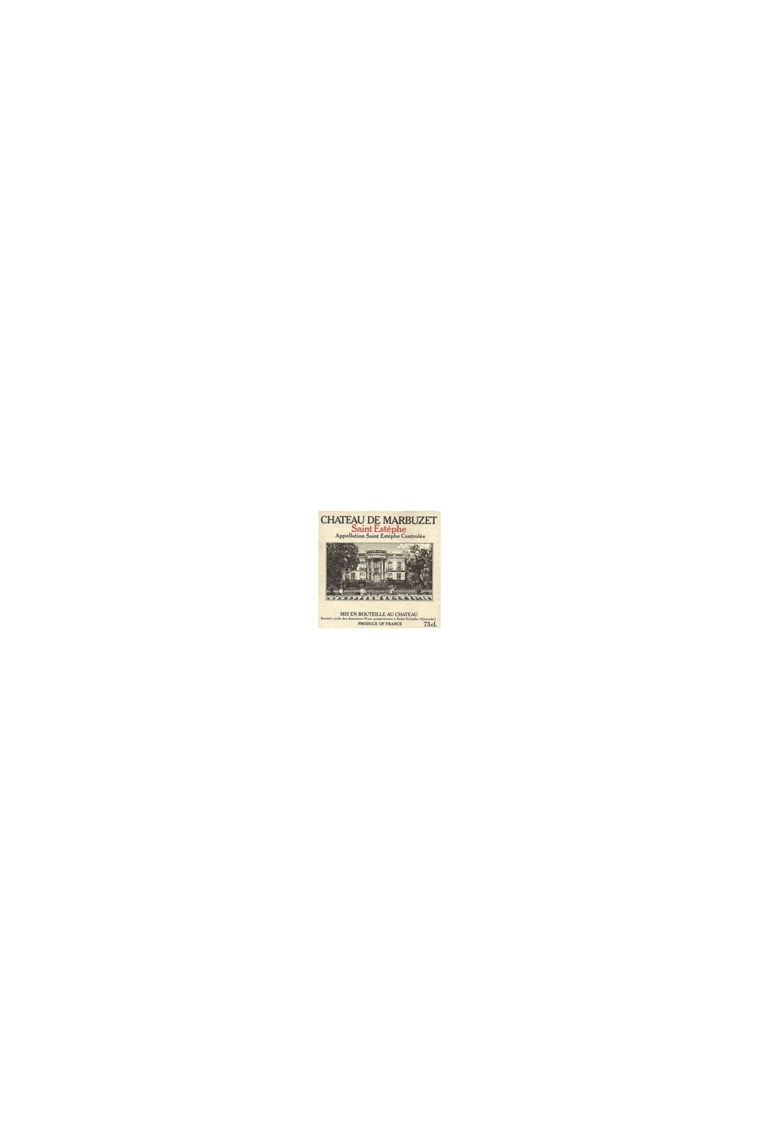 Château De Marbuzet 1989, Saint Estèphe