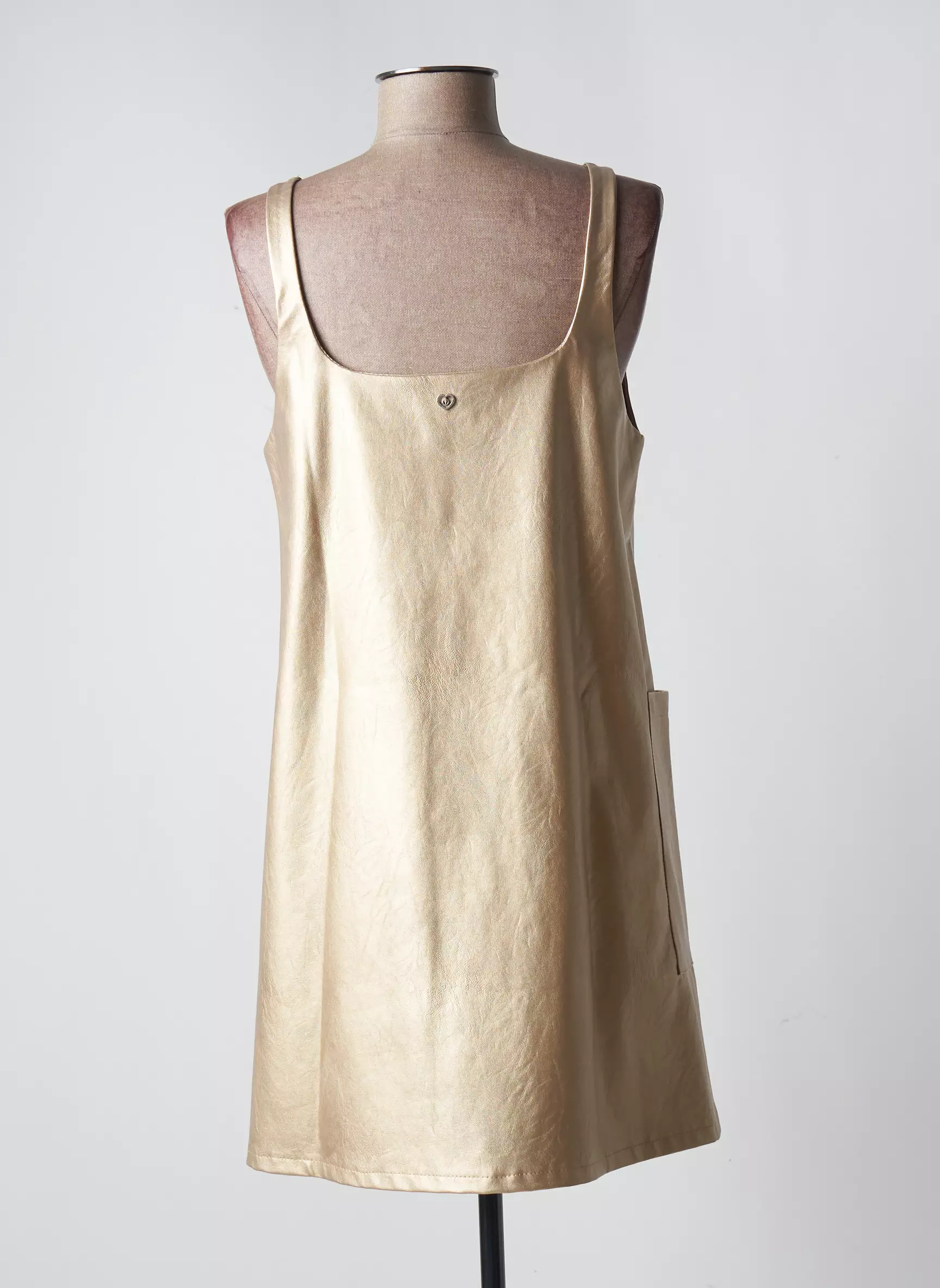 Please Robes Courtes Femme couleur beige