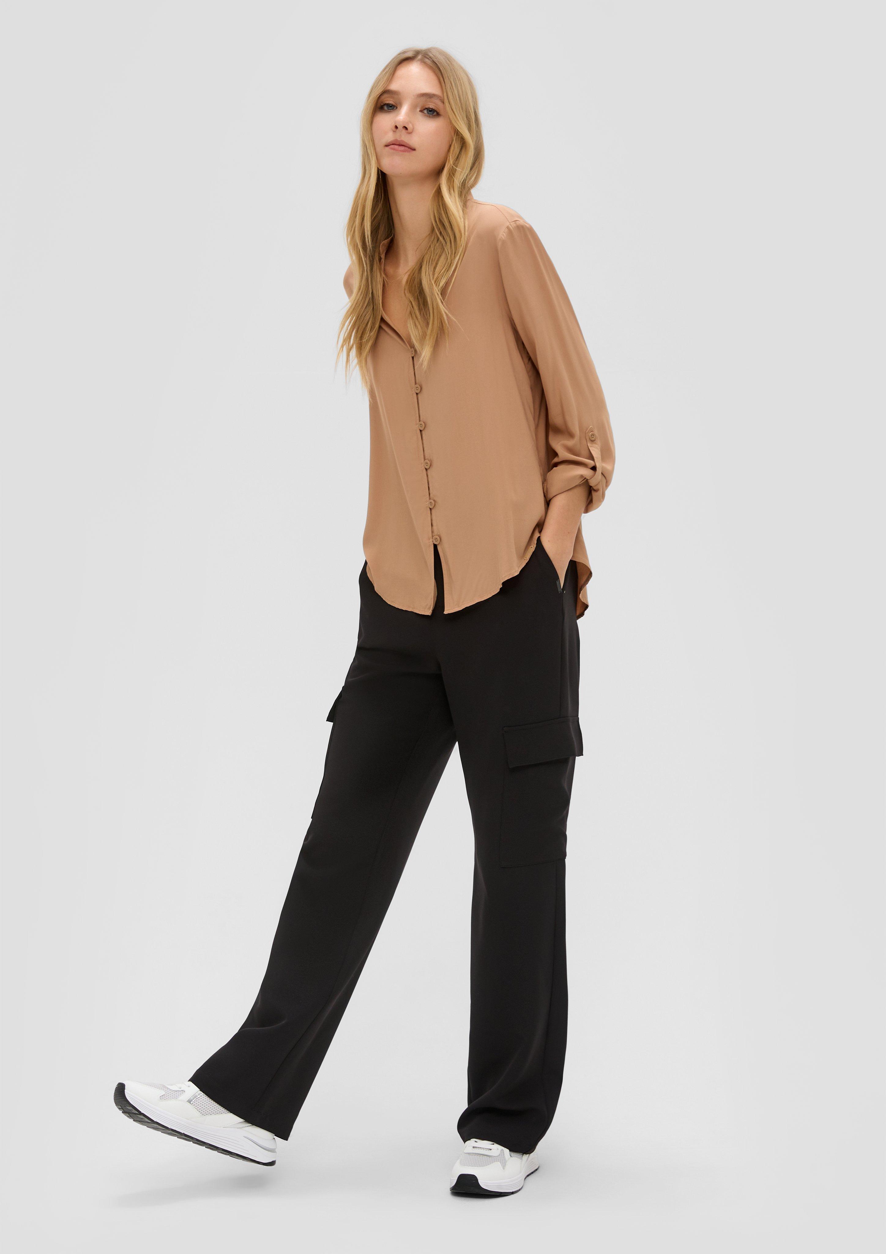 Bluse mit Turn-up-Funktion  2140620-8457