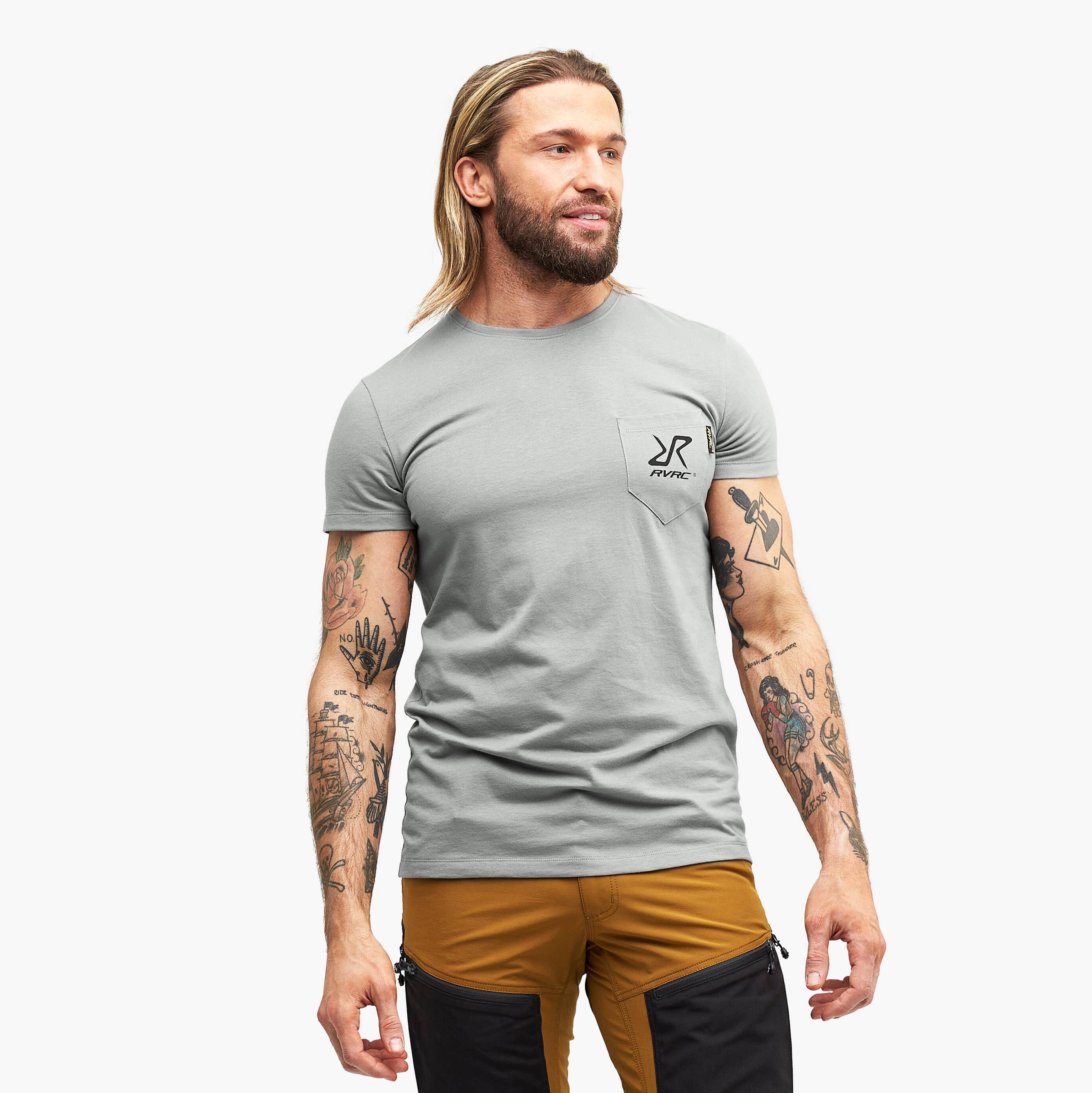 Fat Logo Tee 2.0 Homme Grey/Black
