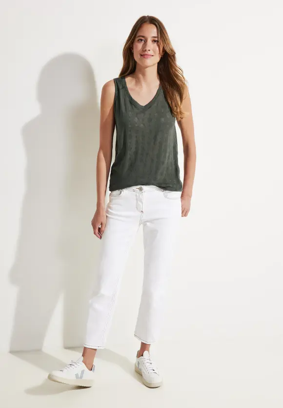 CECIL Burn Out Top