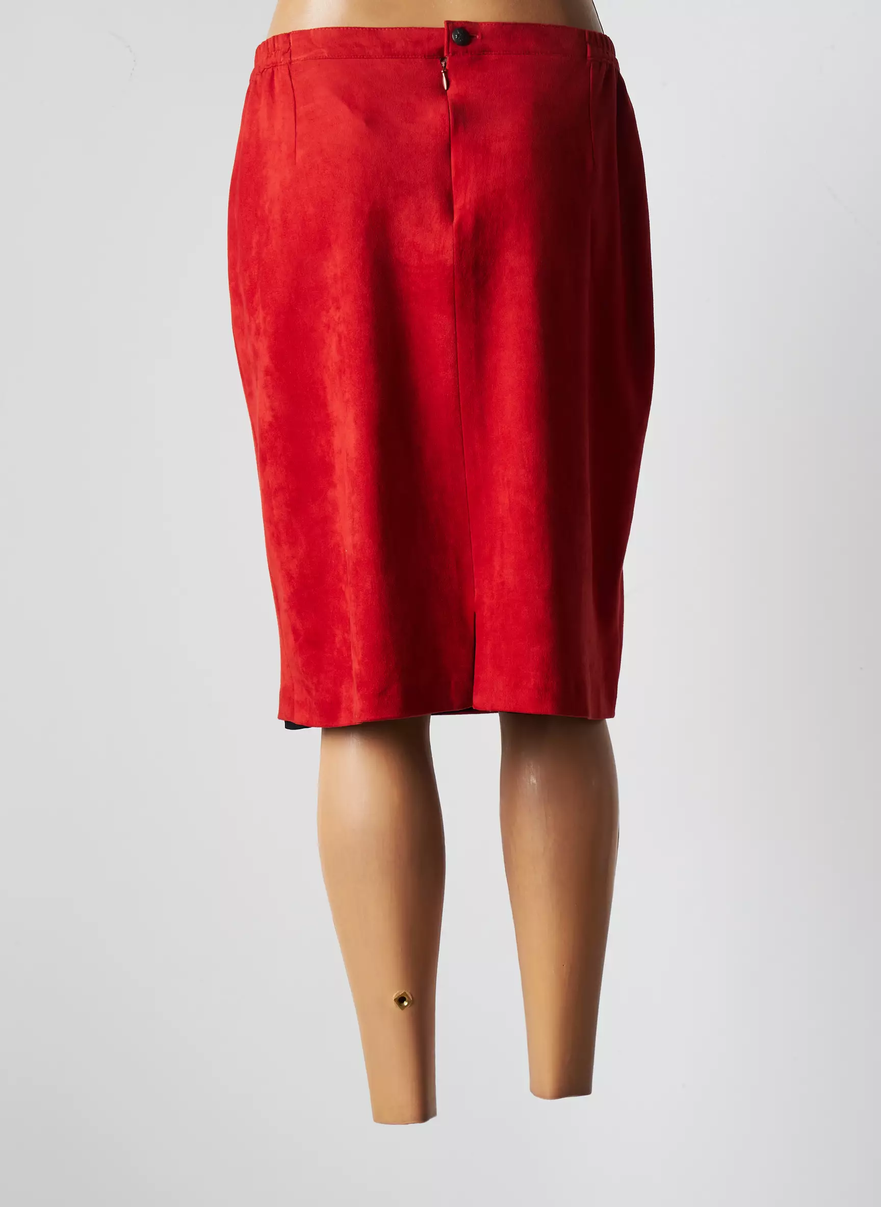 Jumfil Jupes Mi Longues Femme couleur orange