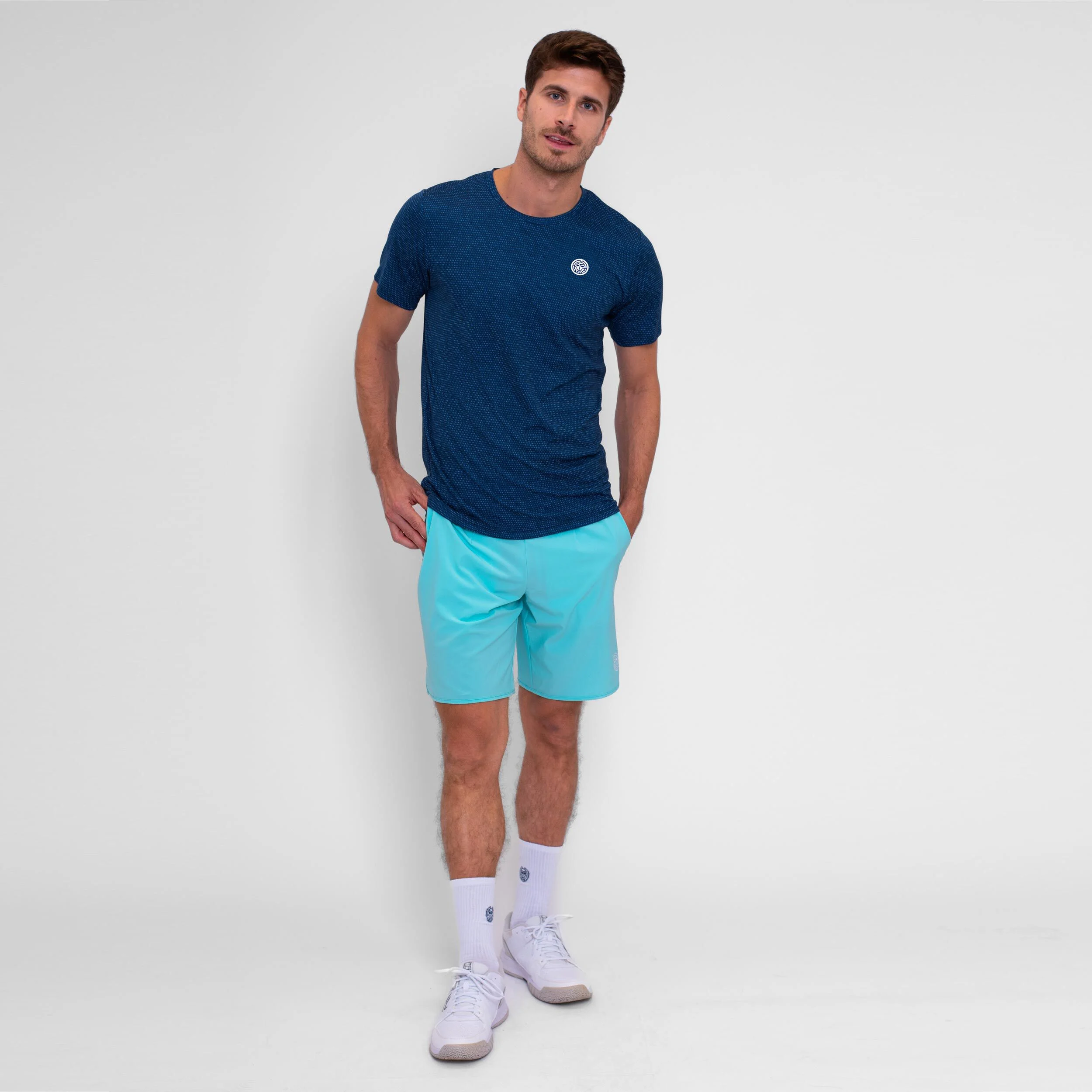 Twiggy Crew Two Colored T-Shirt Herren - Dunkelblau