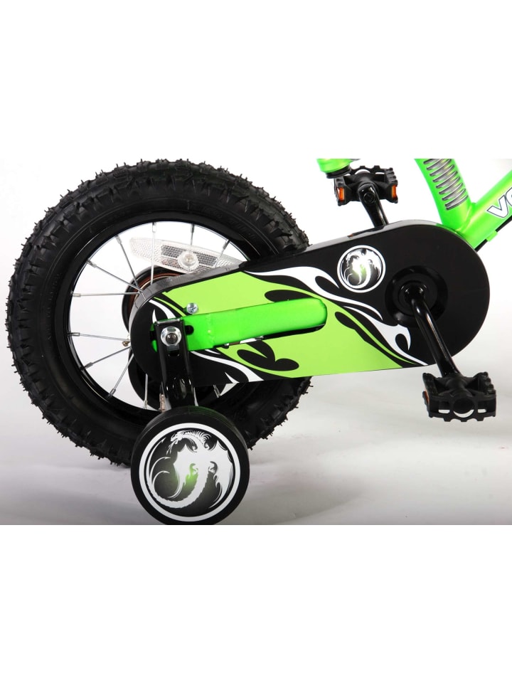 Volare Kinderfahrrad Motorrad für Jungen 12 Zoll Kinderrad in Grün 3 Jahre günstig kaufen onesize