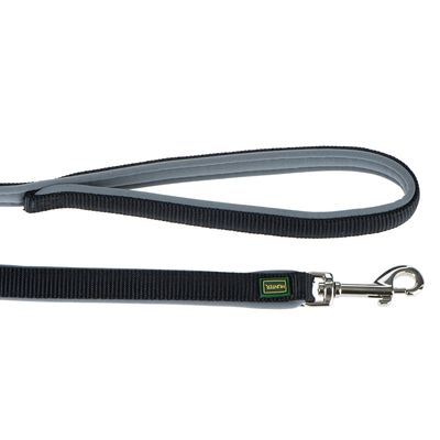 HUNTER Neopren Führleine schwarz/grau