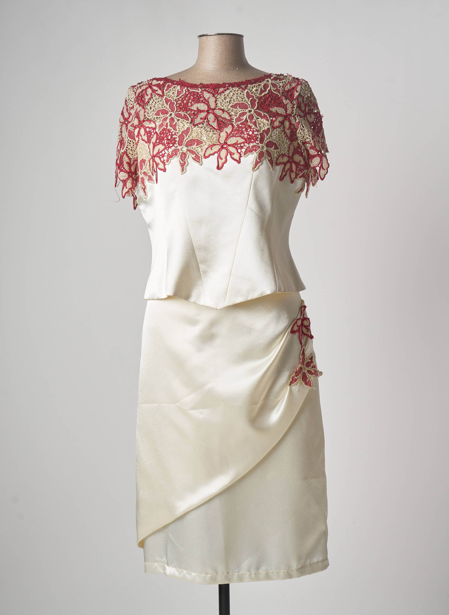 Creatif Paris Ensembles Jupe Femme couleur beige