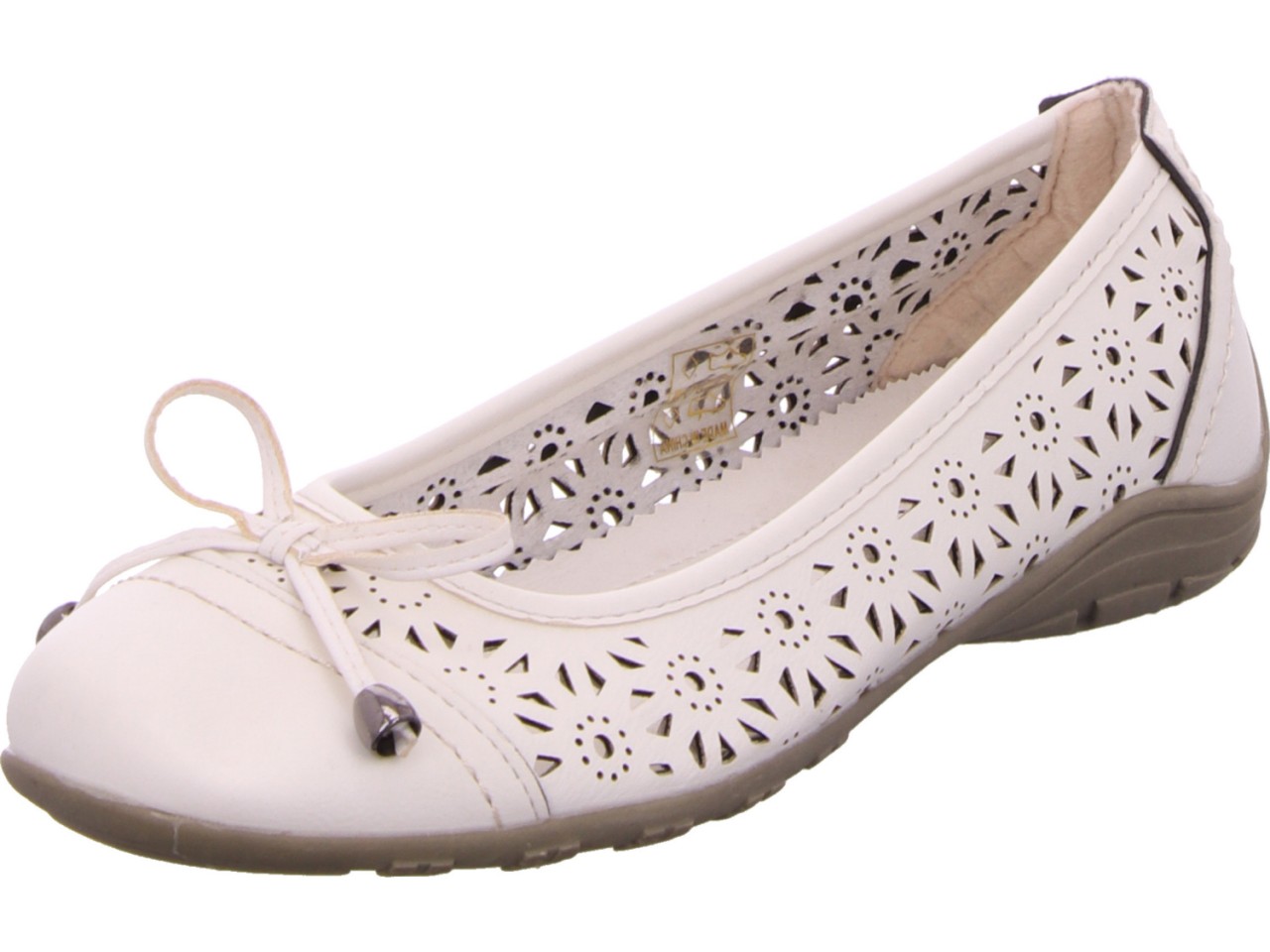 DIVERSE Sportliche Slipper weiss