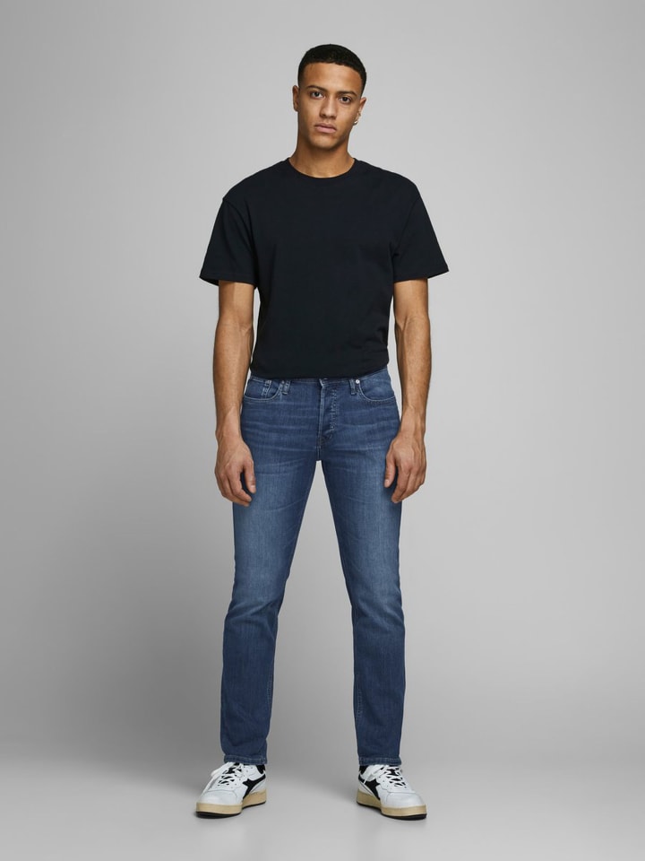 Jack & Jones Jeans GLENN Skinny Tapered JJI GLENN ORIGINAL AM in Dunkelblau-2 günstig kaufen