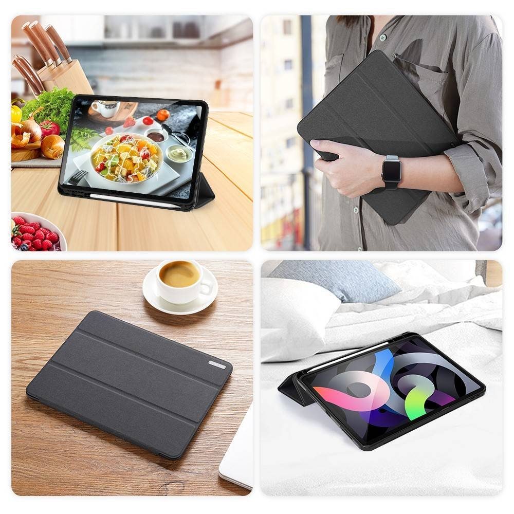 Dux Ducis Tablet-Hülle Buch Tasche Hartschale mit Smart Sleep Standfunktion kompatibel mit APPLE IPAD AIR 4 10.9
