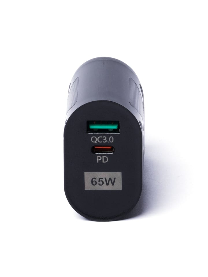 Wozinsky 65W GaN-Ladegerät mit USB-Anschlüssen Schwarz in Schwarz günstig kaufen onesize
