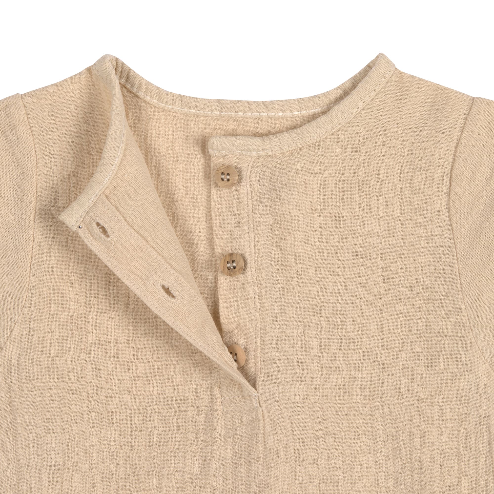 Baby Langarmshirt - Bio Baumwolle, Nature, Beige