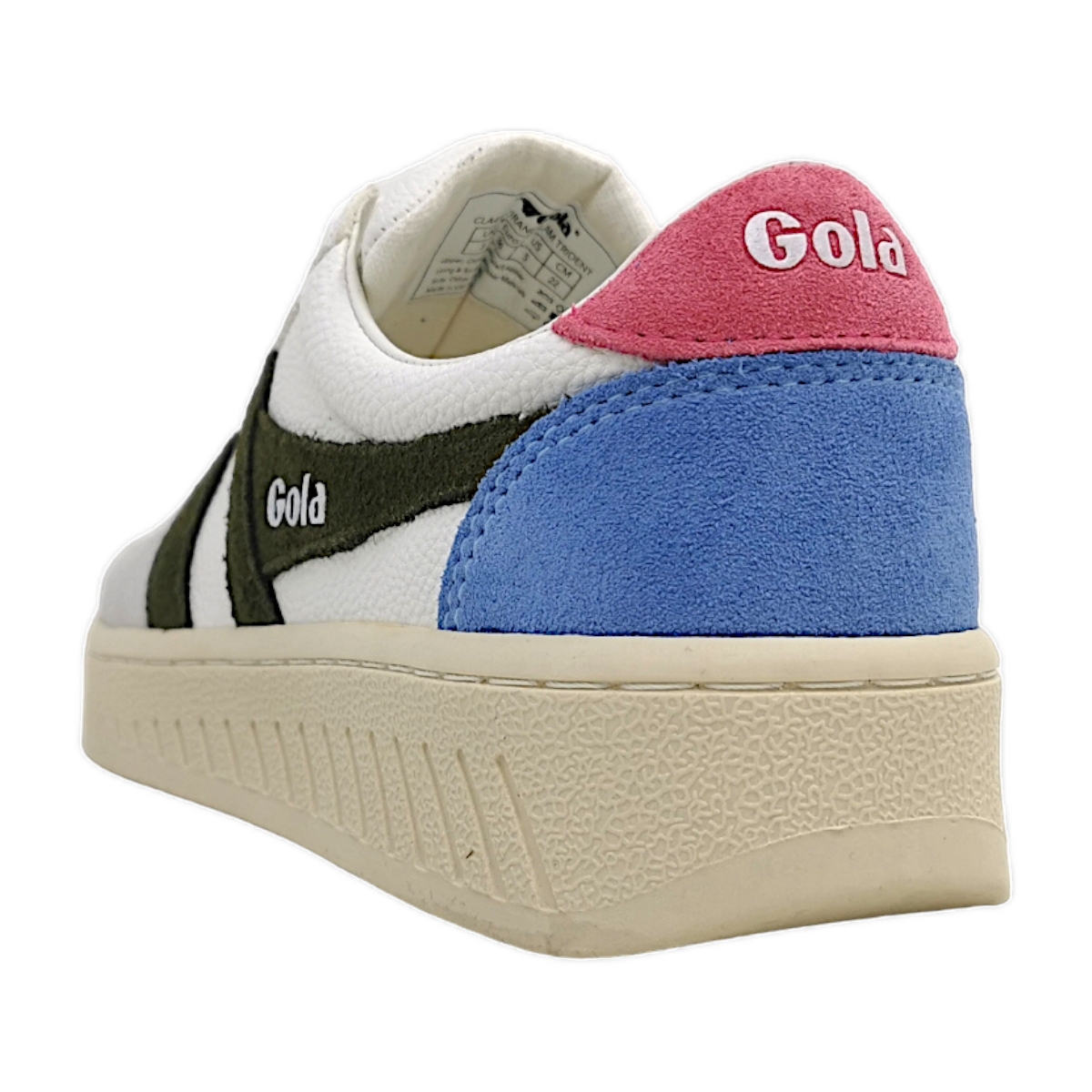 Gola Grandslam Trident CLA415AE Weiß White/Khaki/Pink