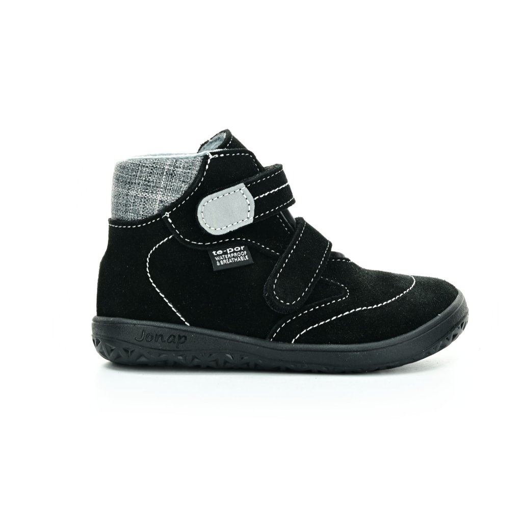Jonap B3 sv Slim schwarze Barfußschuhe