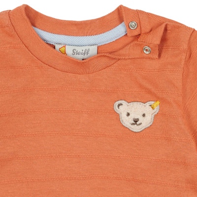 T-Shirt kurzarm, orange für Jungs