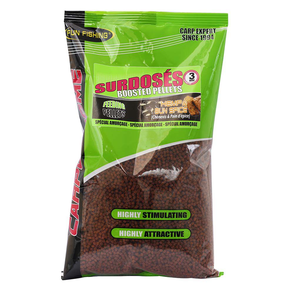 Yliannostussyöttipelletit 700g hampunsiemeniä ja piparkakkuja