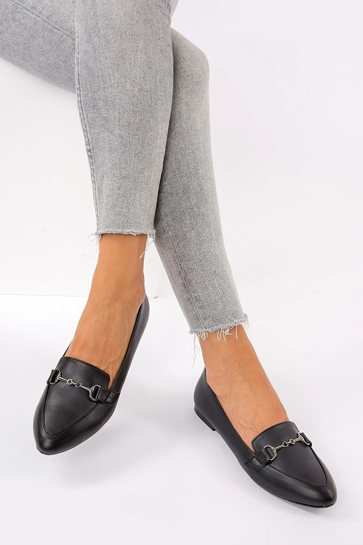 Fox Shoes  Schwarze Damen Ballerina Ballerina G290010009