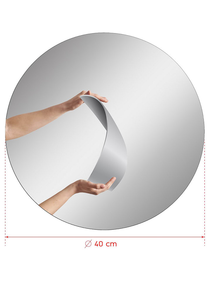 Evila LED-Spiegel in Weiß - Ø 40 cm günstig kaufen onesize