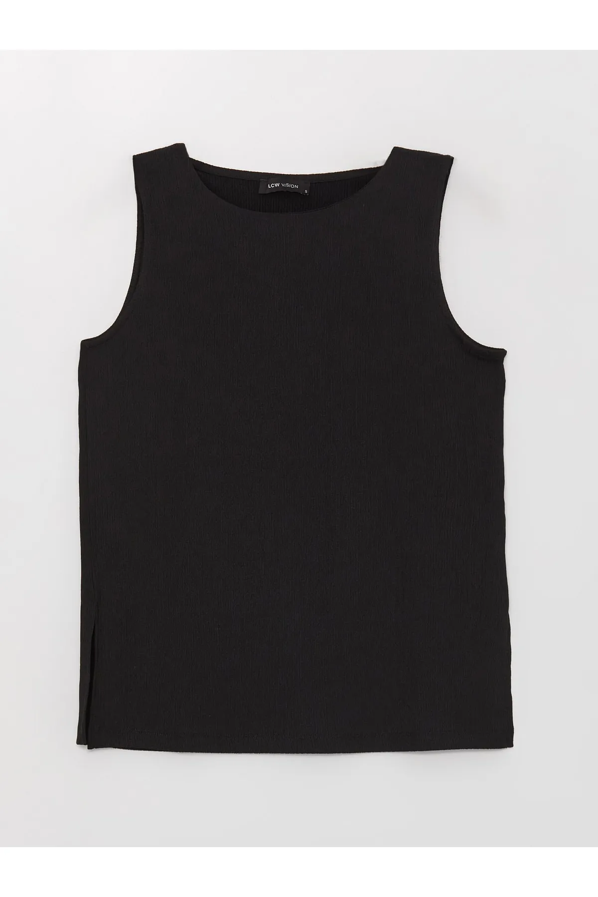 LC Waikiki  Einfarbiges Athlete-Shirt für Damen mit Rundhalsausschnitt