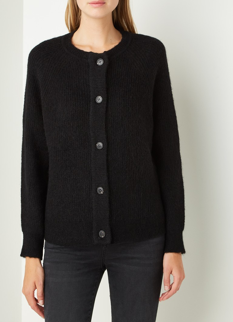 Un cardigan fin tricotat din amestec de lână, selectat de Lulu Women.