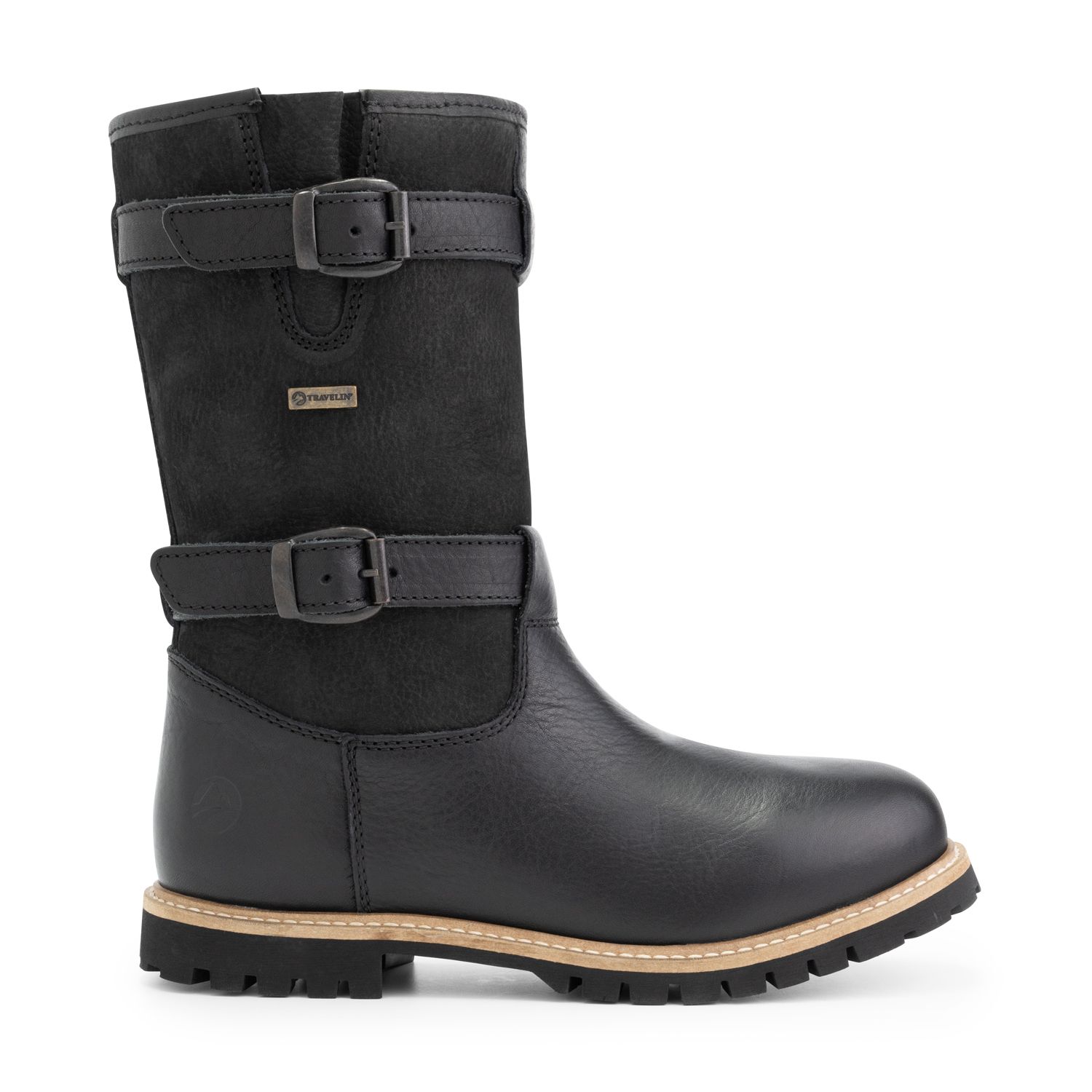 Travelin' Sweden schwarze Damen Outdoorstiefel