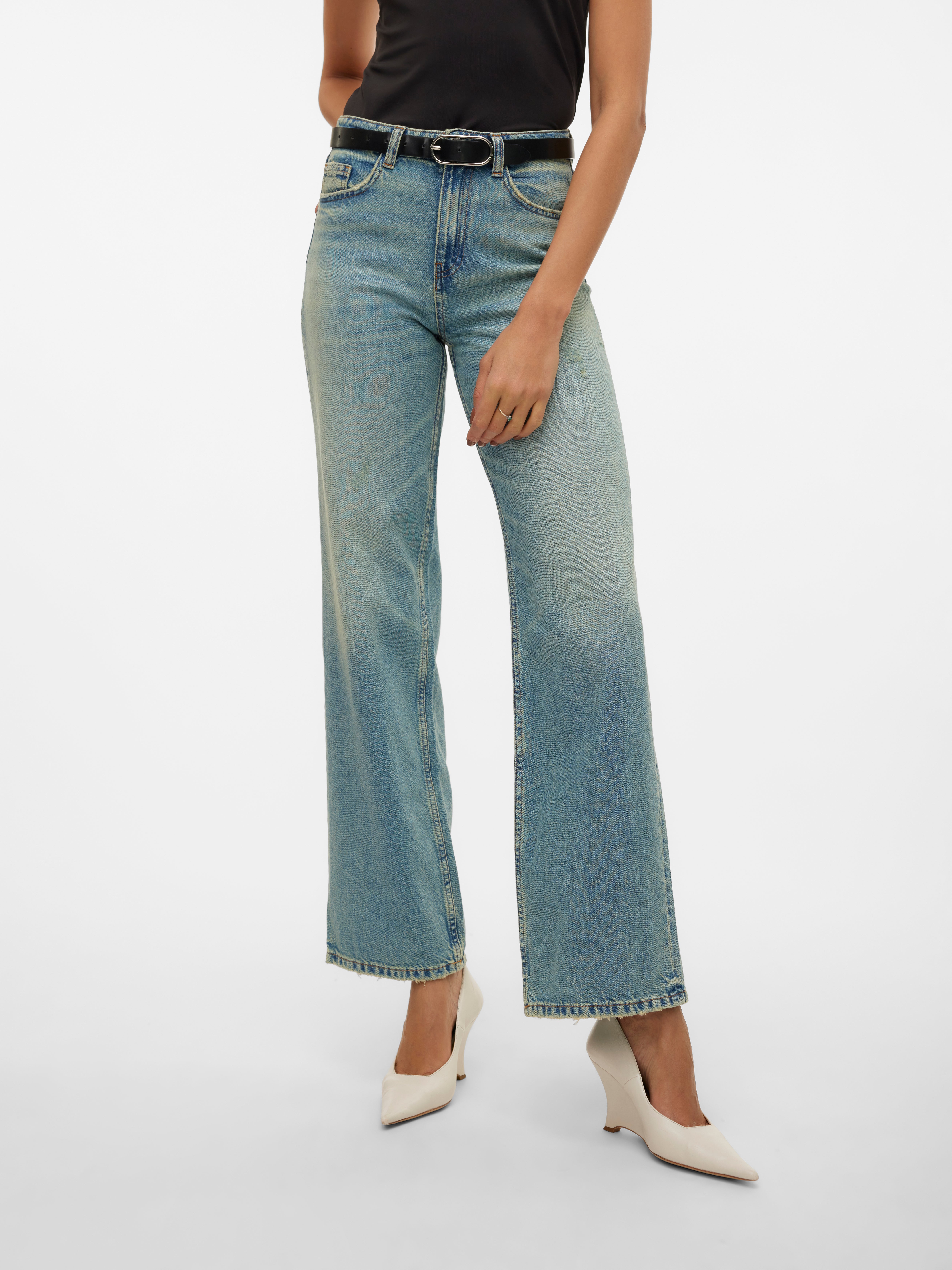 VMTESSA Weit geschnitten Jeans