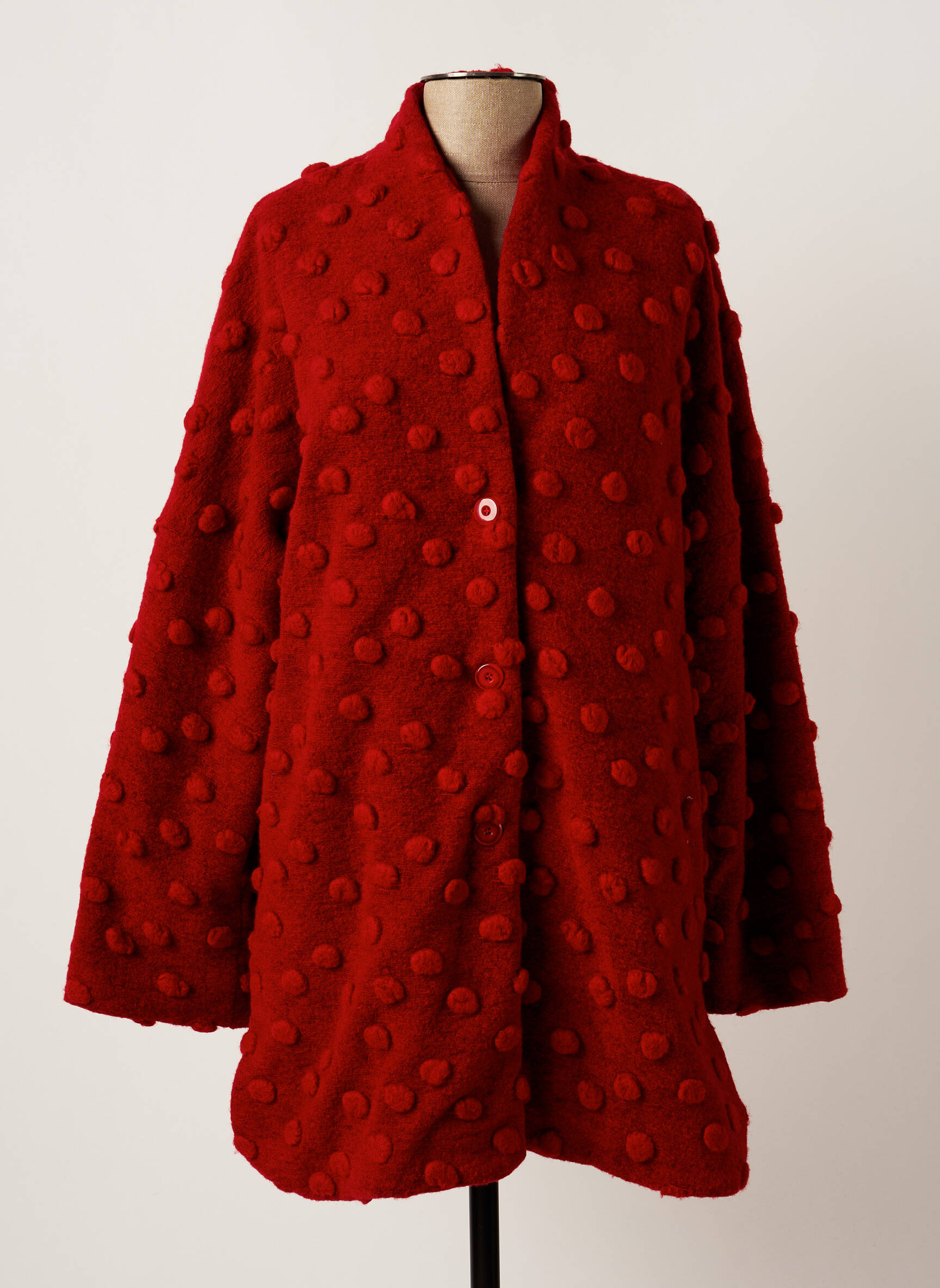 Franck Anna Manteaux Courts Femme couleur rouge